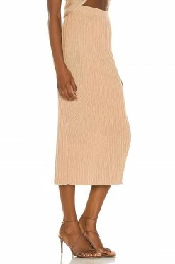 Camila Coelho Lyon Skirt In Tan -CAMILA COELHO Shop COEL WQ64 V2