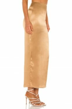 Camila Coelho Selina Maxi Skirt In Toffee -CAMILA COELHO Shop COEL WQ73 V2