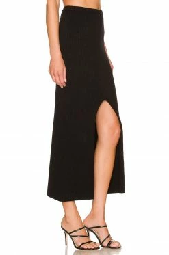 Camila Coelho Macadamia Skirt In Black -CAMILA COELHO Shop COEL WQ76 V2
