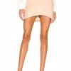 Camila Coelho Luci Leather Mini Skirt In Nude -CAMILA COELHO Shop COEL WQ95 V1