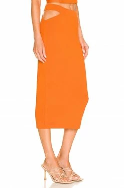 Camila Coelho Dominic Skirt In Orange -CAMILA COELHO Shop COEL WQ97 V2