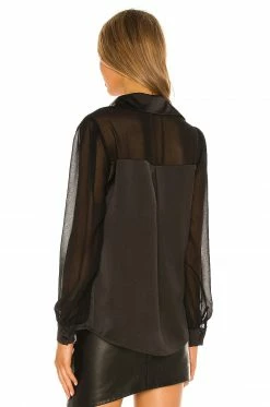 Camila Coelho Ida Top In Black -CAMILA COELHO Shop COEL WS100 V4