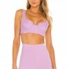 Camila Coelho Demi Crop Top In Pink Lilac -CAMILA COELHO Shop COEL WS115 V1