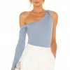 Camila Coelho Dawn Bodysuit In Baby Blue 1 Camila Coelho Dawn Bodysuit In Baby Blue -CAMILA COELHO Shop COEL WS121 V1