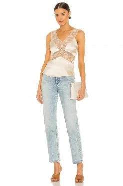 Camila Coelho Delaney Top In Champagne -CAMILA COELHO Shop COEL WS122 V4