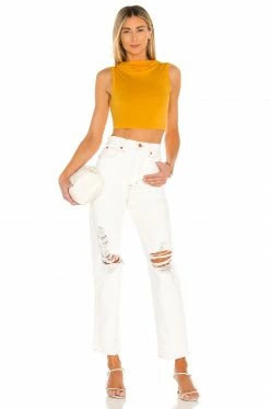 Camila Coelho Pixie Tank Top In Tangerine Orange 9 Camila Coelho Pixie Tank Top In Tangerine Orange -CAMILA COELHO Shop COEL WS123 V4