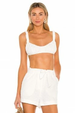 Camila Coelho Dari Bralette In White