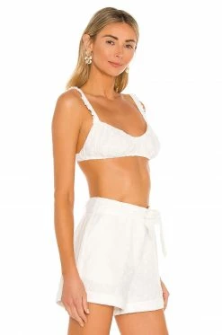 Camila Coelho Dari Bralette In White -CAMILA COELHO Shop COEL WS142 V2