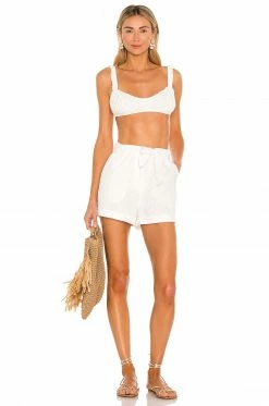 Camila Coelho Dari Bralette In White -CAMILA COELHO Shop COEL WS142 V4