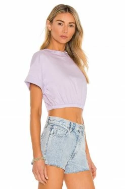 Camila Coelho Alia Top In Pale Lavender -CAMILA COELHO Shop COEL WS143 V2