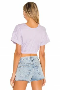 Camila Coelho Alia Top In Pale Lavender -CAMILA COELHO Shop COEL WS143 V3