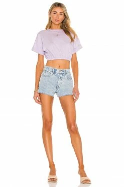 Camila Coelho Alia Top In Pale Lavender -CAMILA COELHO Shop COEL WS143 V4