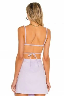 Camila Coelho Tori Bralette In Pale Lavender 8 Camila Coelho Tori Bralette In Pale Lavender -CAMILA COELHO Shop COEL WS144 V3