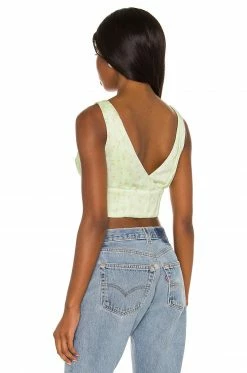 Camila Coelho Trudy Bustier In Sage Delilah -CAMILA COELHO Shop COEL WS150 V3