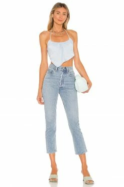 Camila Coelho Levi Cami In Pale Blue -CAMILA COELHO Shop COEL WS153 V4