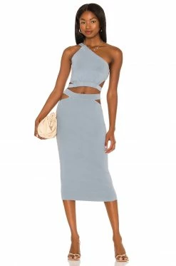 Camila Coelho Dominic Top In Muted Blue -CAMILA COELHO Shop COEL WS155 V4