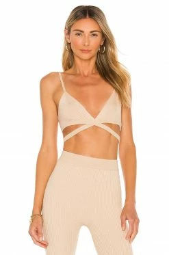 Camila Coelho Tristan Top In Tan