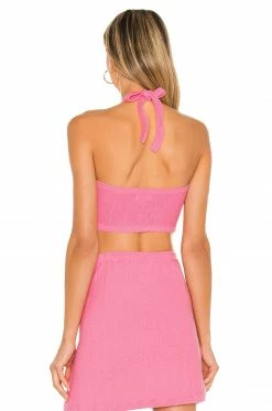 Camila Coelho Marlena Top In Pink 8 Camila Coelho Marlena Top In Pink -CAMILA COELHO Shop COEL WS158 V3