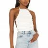Camila Coelho Terry Tank Top In White 1 Camila Coelho Terry Tank Top In White -CAMILA COELHO Shop COEL WS161 V1