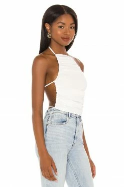 Camila Coelho Terry Tank Top In White -CAMILA COELHO Shop COEL WS161 V2