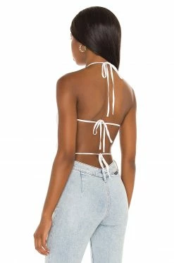 Camila Coelho Terry Tank Top In White -CAMILA COELHO Shop COEL WS161 V3