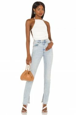 Camila Coelho Terry Tank Top In White -CAMILA COELHO Shop COEL WS161 V4