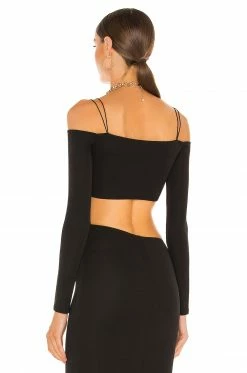 Camila Coelho Kalysta Top In Black -CAMILA COELHO Shop COEL WS167 V3