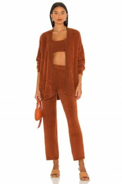 Camila Coelho Alondra Crop In Chocolate -CAMILA COELHO Shop COEL WS170 V4