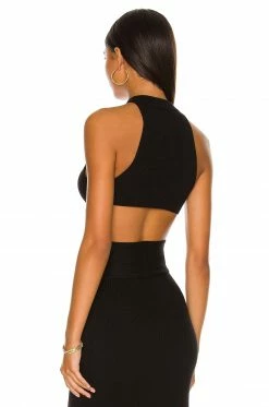 Camila Coelho Macadamia Crossover Top In Black -CAMILA COELHO Shop COEL WS172 V3