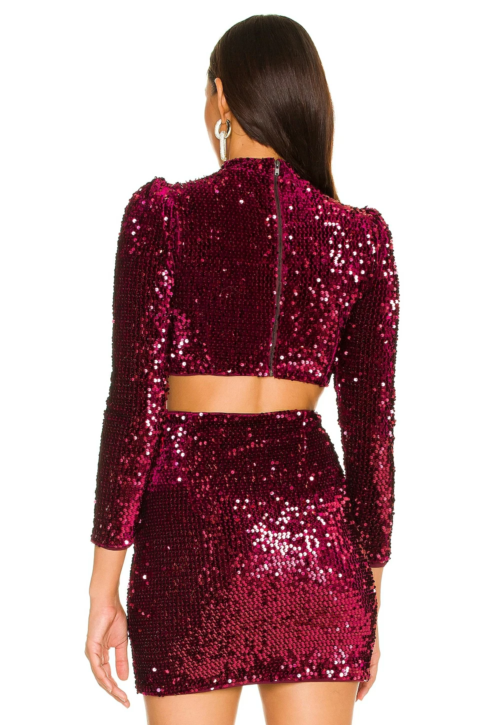 Camila Coelho Edna Top In Burgundy 5 Camila Coelho Edna Top In Burgundy - Image 3