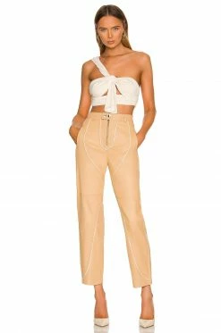 Camila Coelho Jalena Top In Beige -CAMILA COELHO Shop COEL WS187 V4