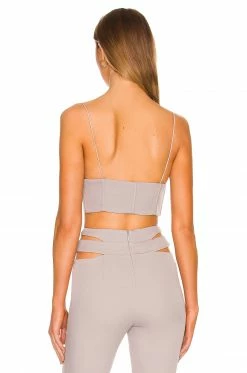 Camila Coelho Clara Bustier In Grey 8 Camila Coelho Clara Bustier In Grey -CAMILA COELHO Shop COEL WS190 V3
