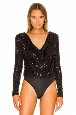 Camila Coelho Cece Bodysuit In Black 9 Camila Coelho Cece Bodysuit In Black -CAMILA COELHO Shop COEL WS195 V2
