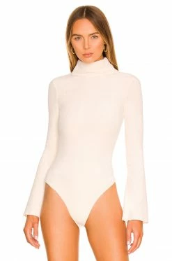 Camila Coelho Gloria Bodysuit In Off White -CAMILA COELHO Shop COEL WS196 V2
