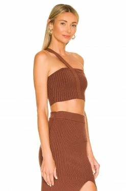 Camila Coelho Ellis Top In Nutmeg -CAMILA COELHO Shop COEL WS204 V2