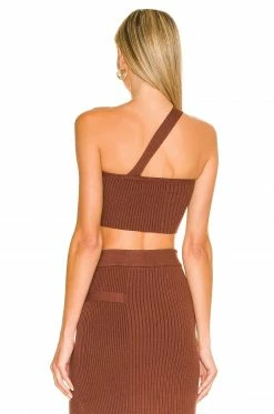 Camila Coelho Ellis Top In Nutmeg -CAMILA COELHO Shop COEL WS204 V3