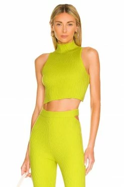 Camila Coelho Coyote Top In Lime