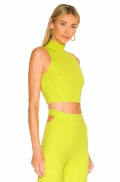 Camila Coelho Coyote Top In Lime -CAMILA COELHO Shop COEL WS214 V2