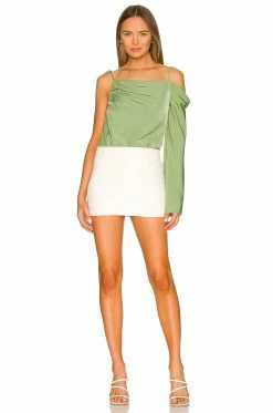 Camila Coelho Kimley Bodysuit In Jade Green -CAMILA COELHO Shop COEL WS219 V6