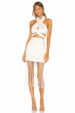 Camila Coelho Zita Top In Pearl White -CAMILA COELHO Shop COEL WS69 V4