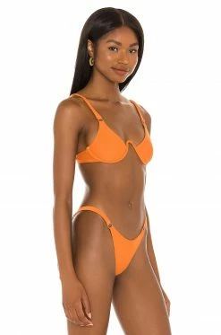 Camila Coelho Tango Top In Rustic Orange -CAMILA COELHO Shop COEL WX100 V2