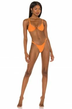 Camila Coelho Tango Top In Rustic Orange -CAMILA COELHO Shop COEL WX100 V4