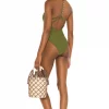 Camila Coelho Kaylane One Piece In Dark Sage -CAMILA COELHO Shop COEL WX103 V1