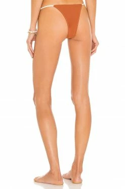 Camila Coelho Angelo Bottom In Brown & Cream -CAMILA COELHO Shop COEL WX119 V3