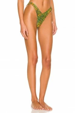 Camila Coelho Azaria Bottom In Jungle Green Leopard -CAMILA COELHO Shop COEL WX128 V2