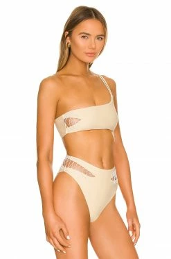 Camila Coelho Caprice Top In Light Beige -CAMILA COELHO Shop COEL WX134 V2
