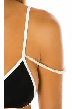 Camila Coelho Beso Top In Black & White 11 Camila Coelho Beso Top In Black & White -CAMILA COELHO Shop COEL WX17 V5