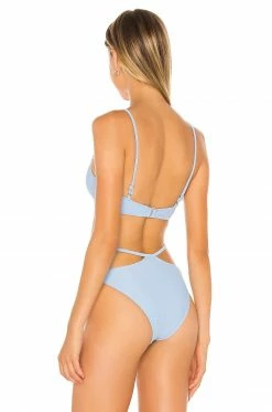 Camila Coelho Marina Top In Aqua -CAMILA COELHO Shop COEL WX24 V3