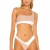 Camila Coelho Rumba Top In White & Nude -CAMILA COELHO Shop COEL WX29 V1