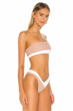 Camila Coelho Rumba Top In White & Nude -CAMILA COELHO Shop COEL WX29 V2